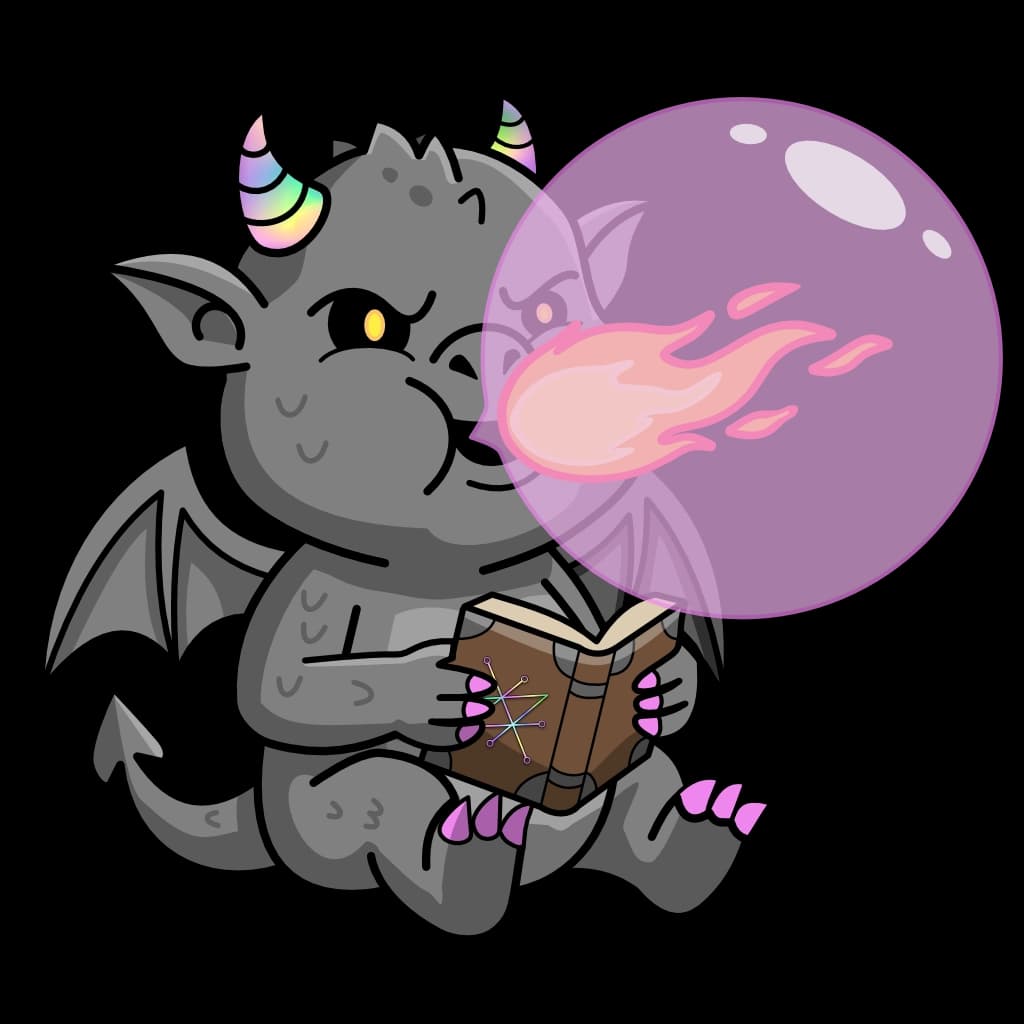 Bubblegum & Brimstone Mascot